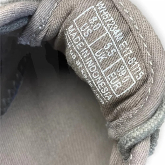 Keds  Grey Suede Lace Up Plimsolls Sneakers - Picture 6 of 6